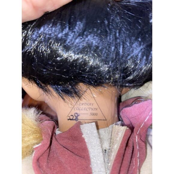 Cathay Collection Doll Native American Porcelain Number 228/5000 - Picture 3 of 4